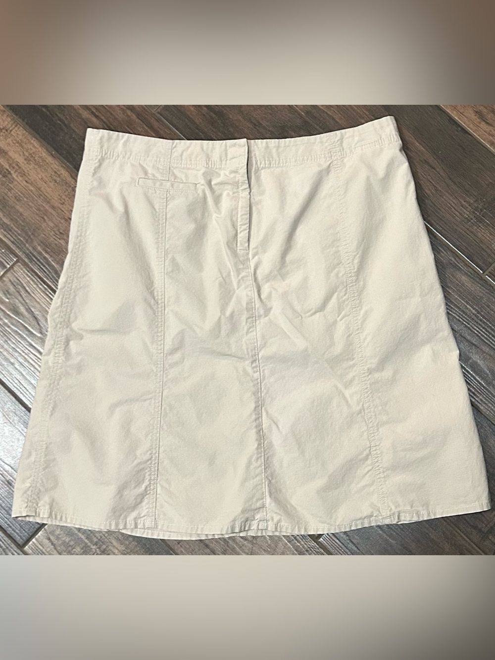 Eddie Bauer Khaki A-Line Skirt Sz 16